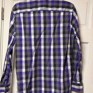 Men's Purple Plaid Shirt